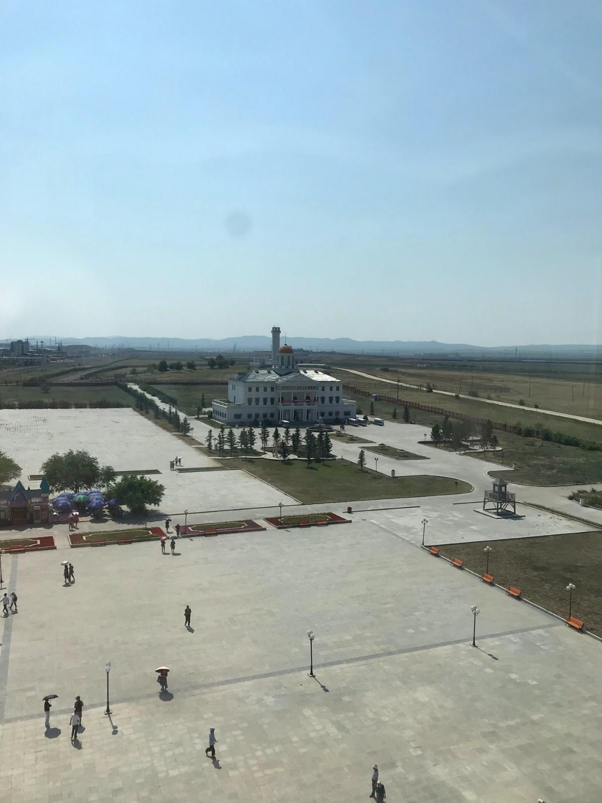 满洲里国门景区