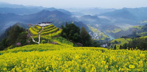 青岛到宣城6日自驾游：千岛湖+石潭村+皖南天路+尚村+家朋油菜花天上人间之旅