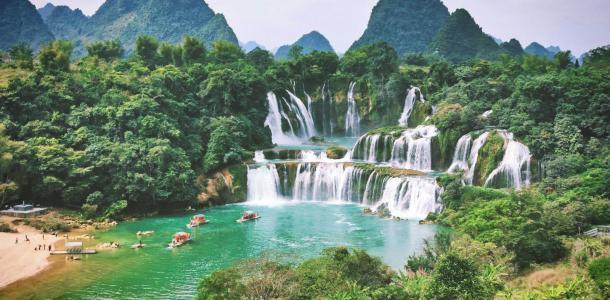 成都出发广西7日自驾：北海-三娘湾-德天瀑布-明仕田园-靖西鹅泉7日自驾