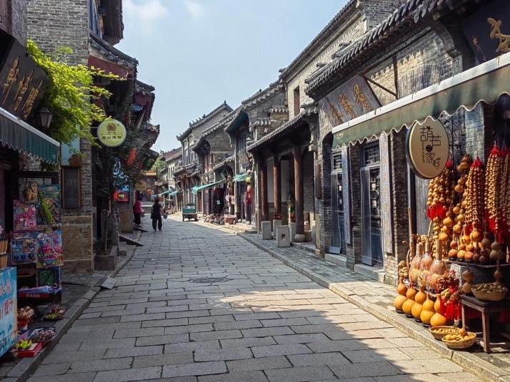 淄博周村古街图片