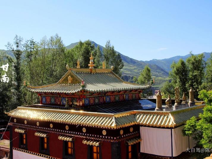 甘南卓尼禅定寺图片