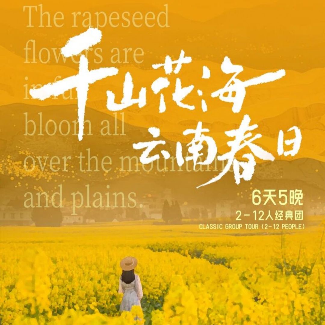 昆明集合云南滇东南6日自驾游：【千山花海】昆明冬樱花-蒙自梨花-建水古城-罗平油菜花-抚仙湖自驾游