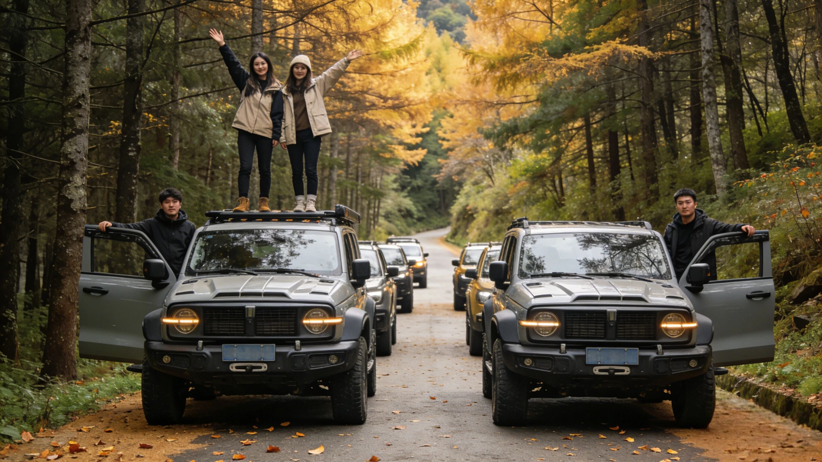 武汉出发神农架赏秋3日自驾游：【秋摄神农架】小众松巴线-神农天路-神农天池-游原始森林-水上公路3日自驾游