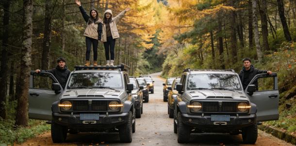 武汉出发神农架赏秋3日自驾游：【秋摄神农架】小众松巴线-神农天路-神农天池-游原始森林-水上公路3日自驾游