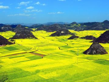 重庆出发云南6日自驾游：马岭河大峡谷-云南第一佛弥勒大佛-云南第一洞阿庐古洞-罗平6日自驾之旅