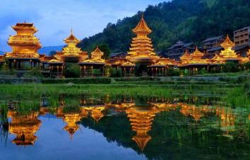 广东出发广西三江侗族3日自驾游：肇兴侗寨-布央茶山-三江风雨桥3天休闲自驾游-游推荐