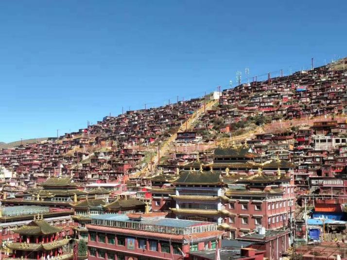 色达喇荣五明佛学院图片