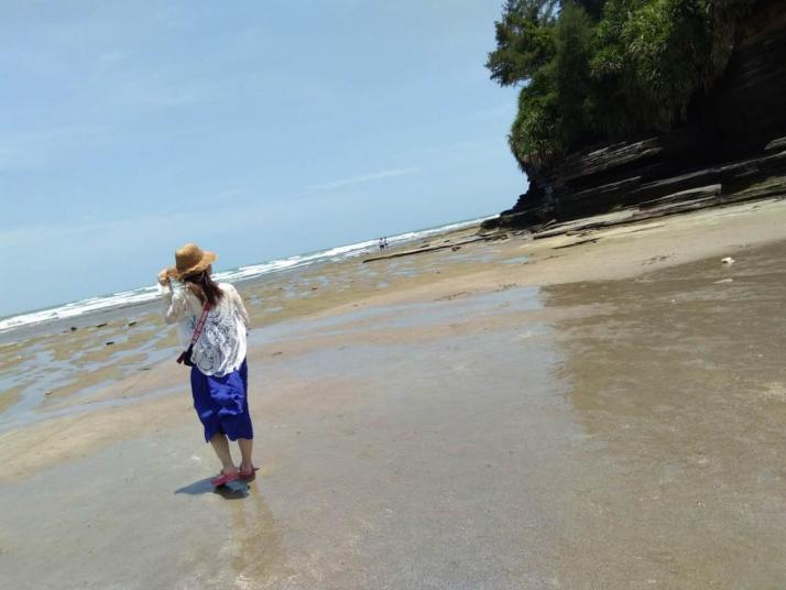 北海石螺口海滩图片