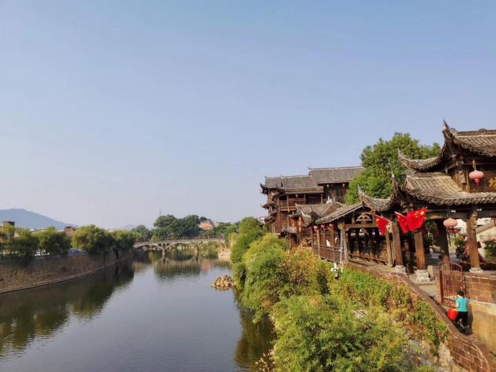 龙岩长汀古城图片