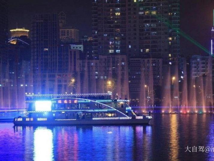 柳州百里柳江画廊夜景