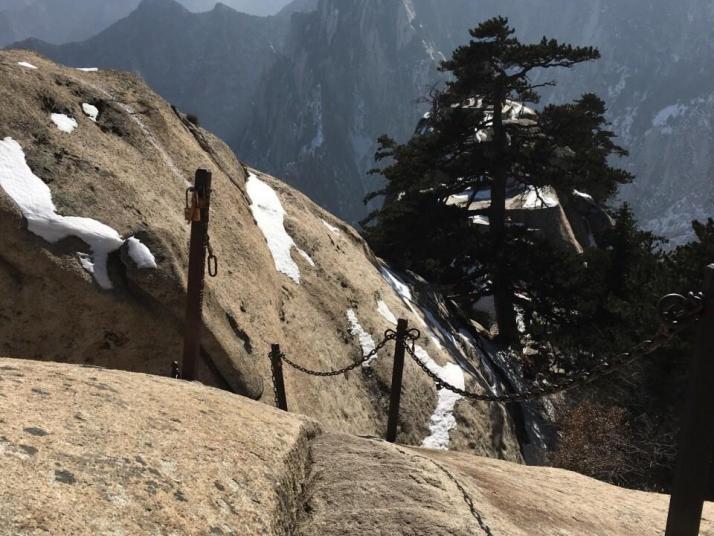 华阴华山鹞子翻身图片