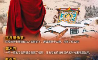 广东出发兰州集合正月祈福&一年一度甘南晒佛节6天5晚自驾/拼车游-推荐