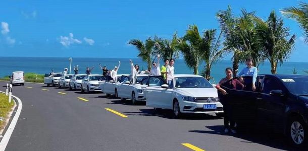 海口集合海南环岛6日自驾游：【童趣海岛】海口-文昌-滨海公路-加井岛-三亚-帆船出海-大小洞天-临高-大自驾网