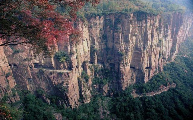 辉县集合南太行挂壁公路5日自驾游：五大挂壁公路-万仙山-八泉峡-王莽岭私家定制5日穿越之旅