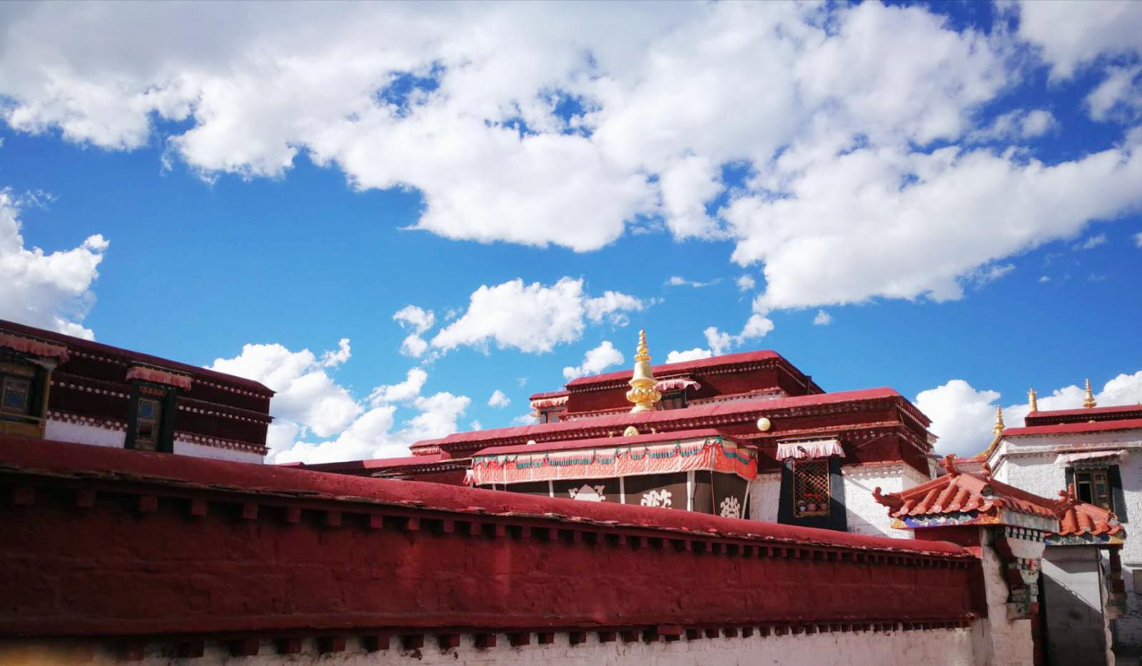 拉萨集合西藏7日落地自驾游：山南-巴松措-布达拉宫-羊卓雍措春节汉藏一家亲