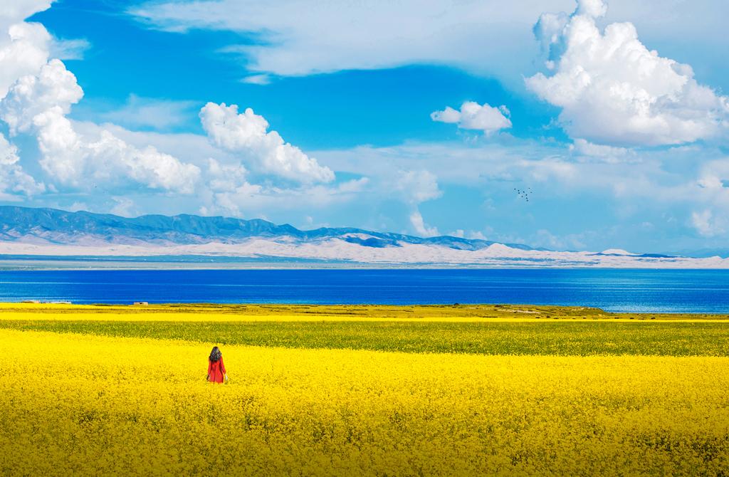 全国出发西宁集结青海5日自驾游：茶卡盐湖-青海湖-卓尔山-丹霞-祁连大草原5日小环线西北自驾游