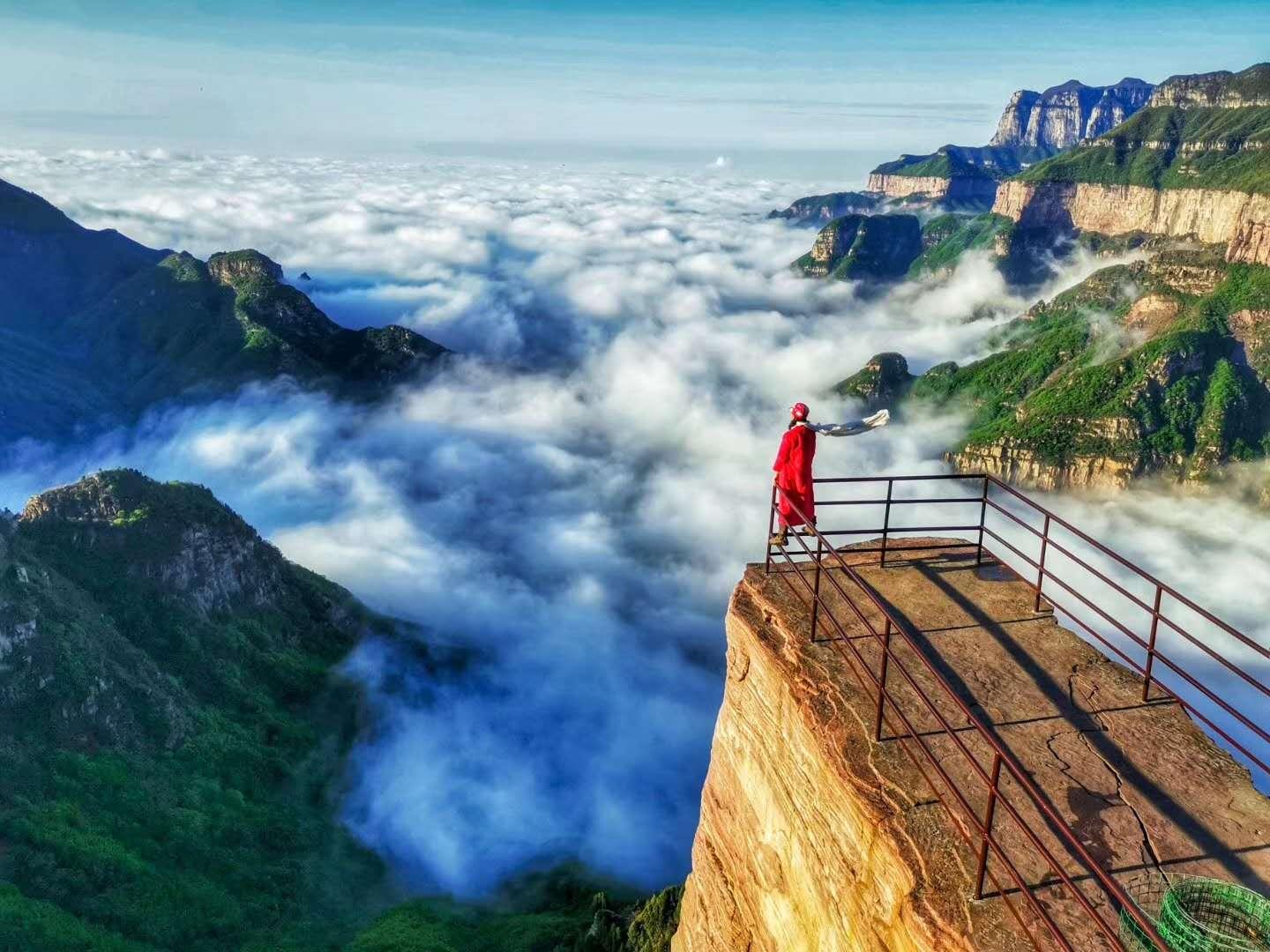 江西出发南太行5日自驾游：龙门石窟-王莽岭-万仙山5日穿越四大挂壁公路