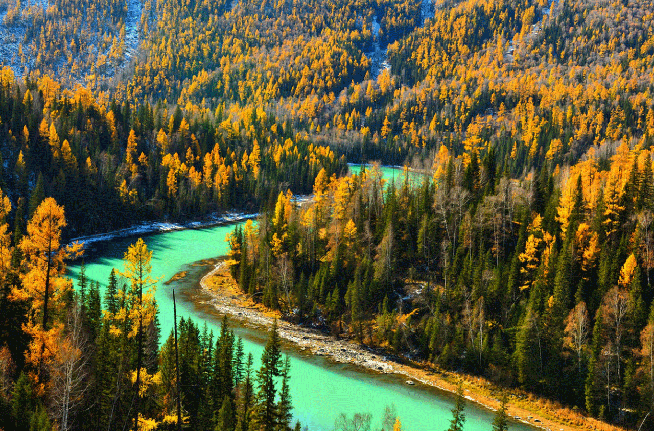 乌鲁木齐出发喀纳斯8日自驾游：禾木-美丽峰-可可托海-五彩城-胡杨林-魔鬼城