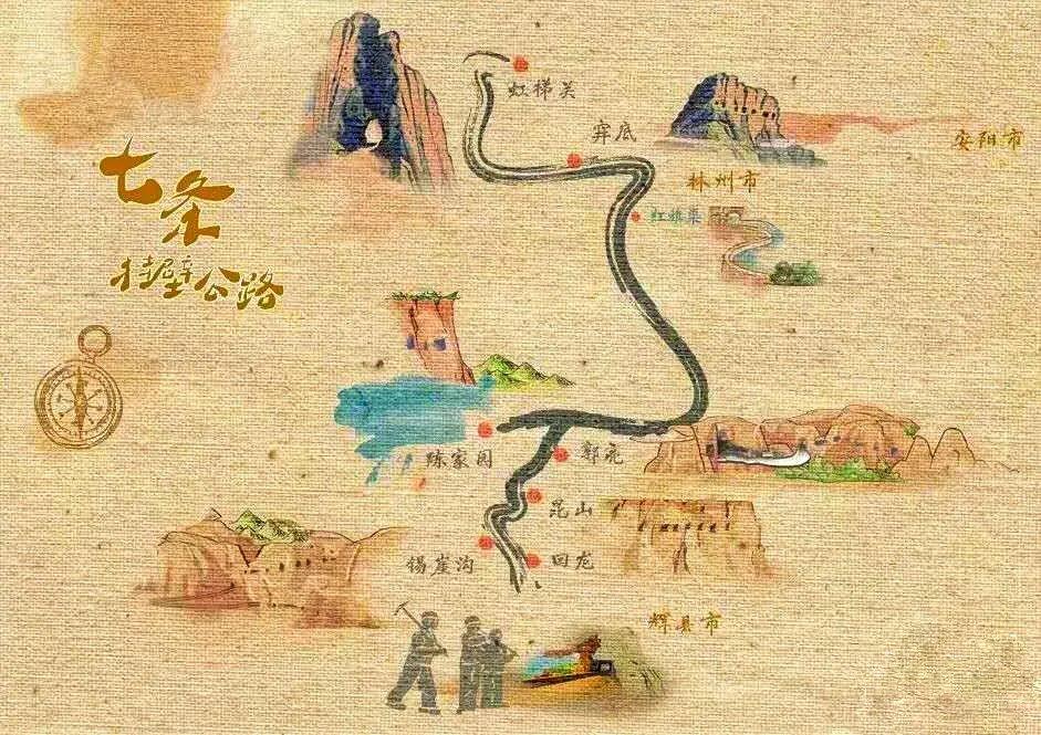 河南集合3日自驾南太行：郭亮村-昆山挂壁-王莽岭-锡崖沟4大挂壁公路穿越之旅