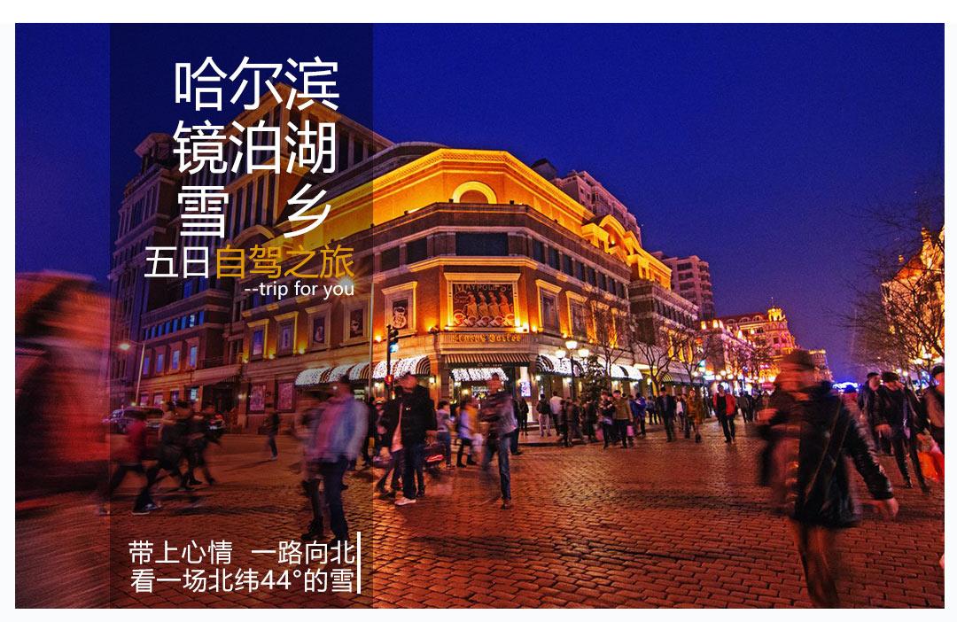 哈尔滨落地集合5日自驾：亚布力滑雪场+二浪河林场+雪乡+镜泊湖+雪地林场穿越5日自驾游