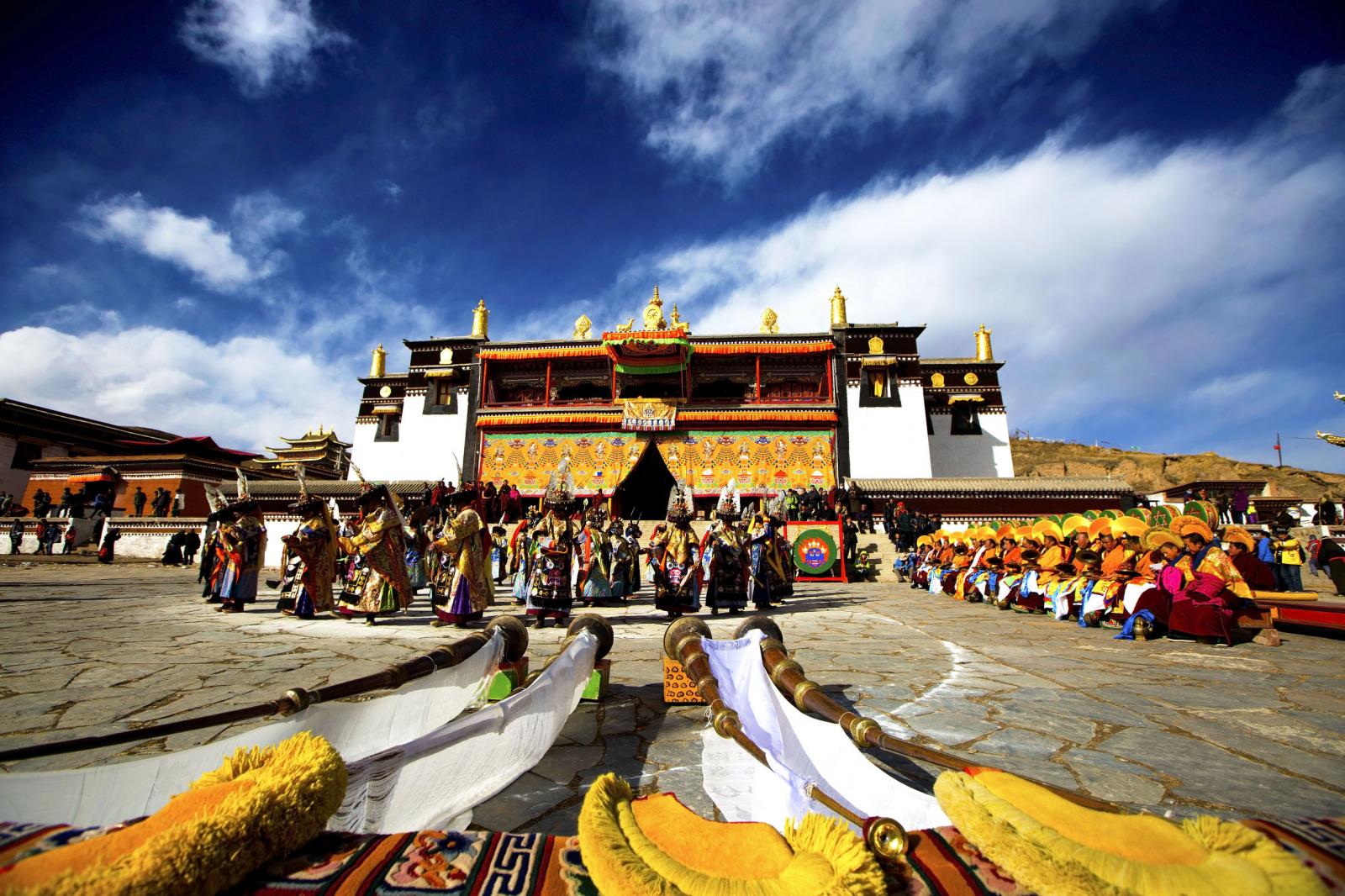 兰州集合甘南川西6日自驾游：莲宝叶则-拉卜楞寺-毛兰姆大法会6日自驾游