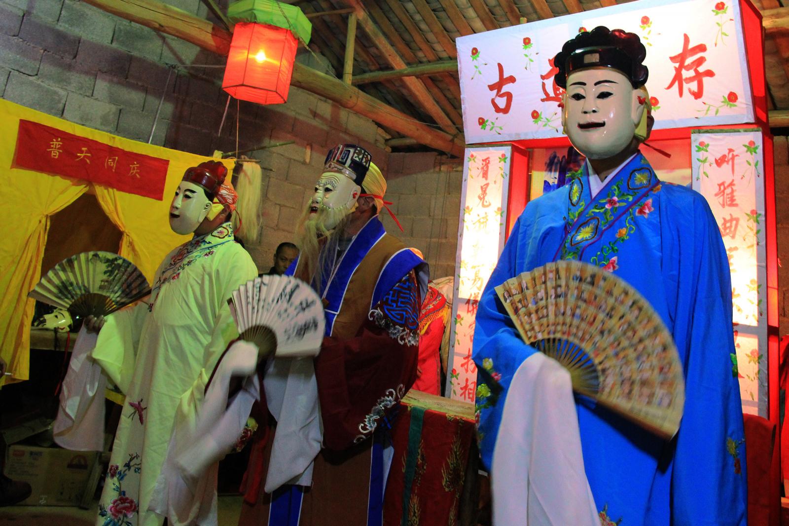 池州春节最具特色3日自驾游路书：杏花村-刘街看傩戏-九华天池-九子岩3日自驾游