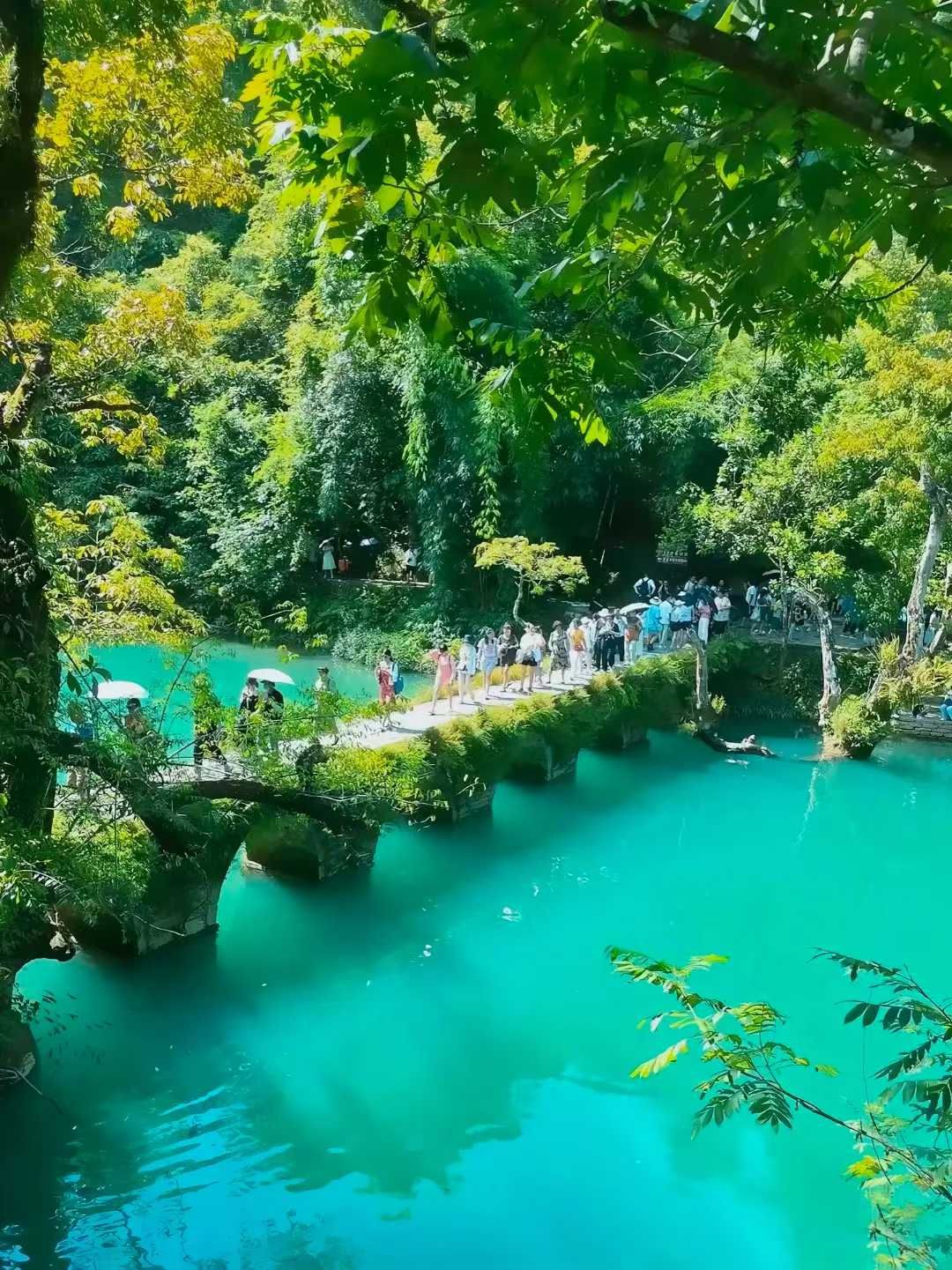 重庆出发贵州4日自驾游：【清凉贵州】荔波小七孔-龙里油画大草原-独山天洞-洒金谷-福泉古城4日自驾