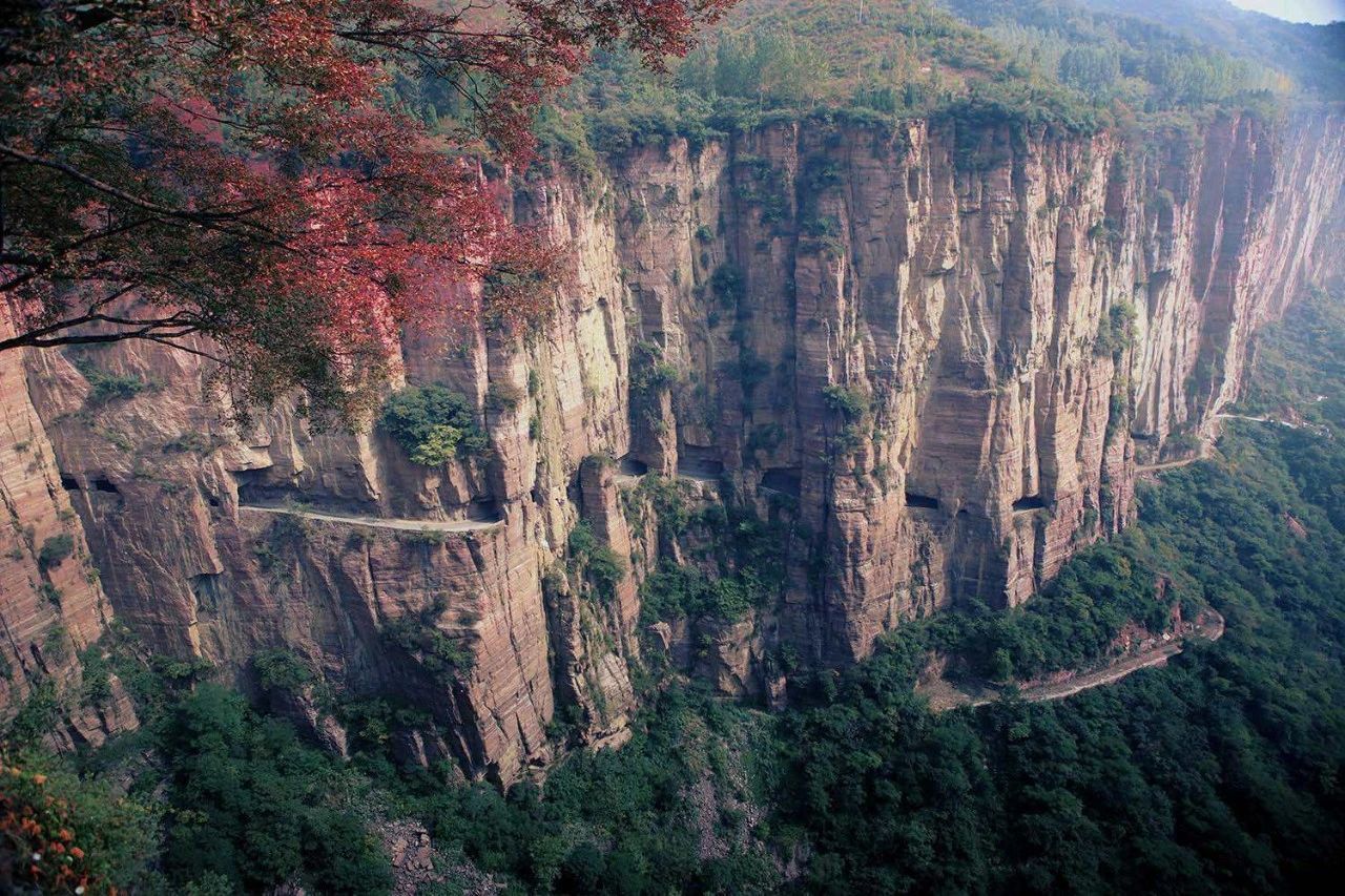 辉县集合南太行挂壁公路5日自驾游：五大挂壁公路-万仙山-八泉峡-王莽岭私家定制5日穿越之旅