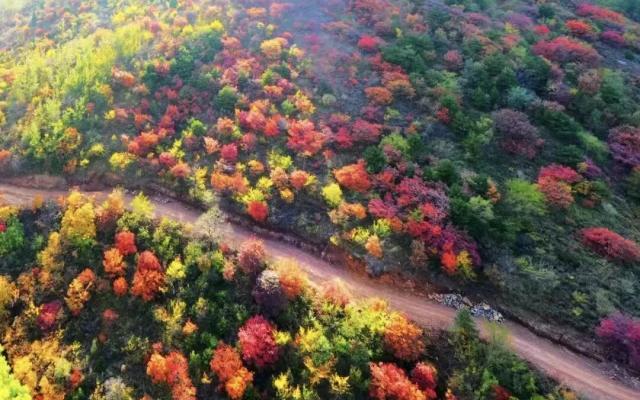 北京出发河北3日自驾游：太行五指山赏秋-漫步赤水湾古镇-西柏坡忆初心-柏坡温泉享惬意