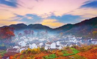 无锡出发江西婺源3日自驾游：【婺源赏秋】晓起-月亮湾-长溪村-严田村-石城-瑶里古镇-徽饶古道3日游-推荐