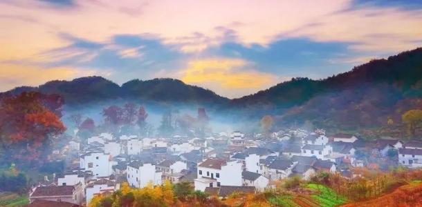 无锡出发江西婺源3日自驾游：【婺源赏秋】晓起-月亮湾-长溪村-严田村-石城-瑶里古镇-徽饶古道3日游自驾游