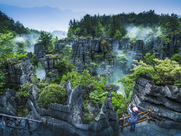 西安出发湖北6日自驾游：恩施大峡谷-狮子关-梭布垭石林6日探秘之旅