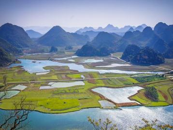 成都出发云南7日自驾游：世外桃源坝美村-抚仙湖-普者黑7日自驾游