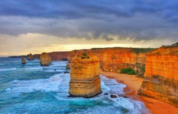 全国出发悉尼集合澳大利亚12日自驾游：大堡礁-白天堂沙滩-十二门徒岩-大洋路-袋鼠岛-粉湖12日游-游推荐