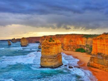 全国出发悉尼集合澳大利亚12日自驾游：大堡礁-白天堂沙滩-十二门徒岩-大洋路-袋鼠岛-粉湖12日游