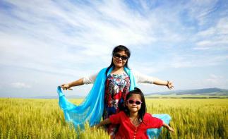 内蒙古呼伦贝尔6日亲子自驾游：[小羊羔之旅]根河湿地-俄罗斯家访-中俄边境-彩带河滑草6日亲子游-推荐