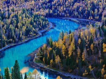 全国出发北疆9日落地自驾：天山天池-可可托海-喀纳斯-禾木村-五彩滩9日落地自驾游