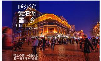 哈尔滨落地集合5日自驾：亚布力滑雪场+二浪河林场+雪乡+镜泊湖+雪地林场穿越5日自驾游-推荐