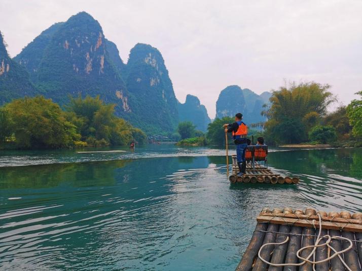 阳朔遇龙河